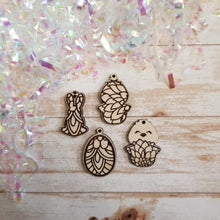 Load image into Gallery viewer, Easter Floral Engraved Drops