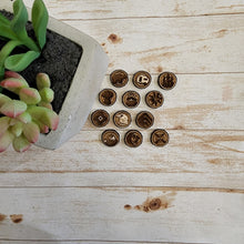 Load image into Gallery viewer, Wood Slice Studs