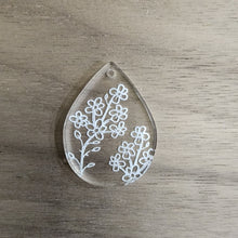 Load image into Gallery viewer, Acrylic Forget Me Not Teardrop