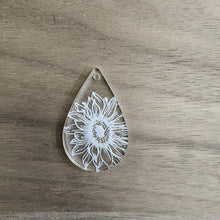 Load image into Gallery viewer, Acrylic Sunflower Teardrop