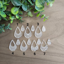 Load image into Gallery viewer, Acrylic Full Mandala Teardrop & Drop Sets