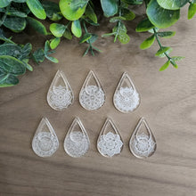Load image into Gallery viewer, Acrylic Half Mandala Teardrop & Drop Sets