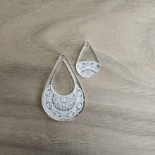 Load image into Gallery viewer, Acrylic Half Mandala Teardrop & Drop Sets