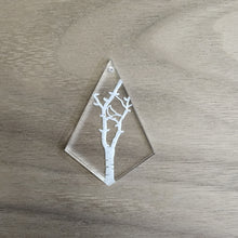 Load image into Gallery viewer, Acrylic Cardinal in Birch Tree Diamond Drop