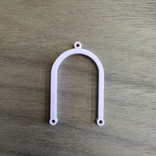 Load image into Gallery viewer, Violet Lavender Pastel Acrylic Connectors