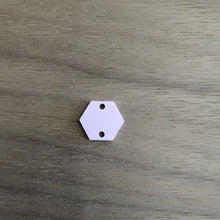 Load image into Gallery viewer, Violet Lavender Pastel Acrylic Connectors