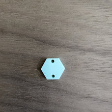 Load image into Gallery viewer, Seafoam Teal Pastel Acrylic Connectors