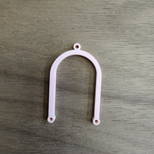 Load image into Gallery viewer, Rose Pink Pastel Acrylic Connectors