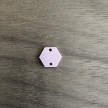 Load image into Gallery viewer, Rose Pink Pastel Acrylic Connectors
