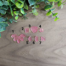 Load image into Gallery viewer, Swirling Roses Acrylic Connectors