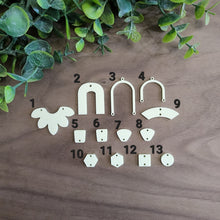 Load image into Gallery viewer, Buttercup Yellow Pastel Acrylic Connectors