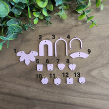 Load image into Gallery viewer, Violet Lavender Pastel Acrylic Connectors