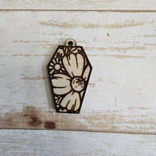 Load image into Gallery viewer, Halloween Coffin Earrings