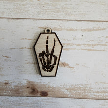 Load image into Gallery viewer, Halloween Coffin Earrings