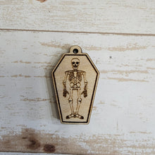 Load image into Gallery viewer, Halloween Coffin Earrings