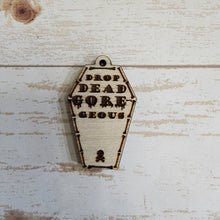 Load image into Gallery viewer, Halloween Coffin Earrings