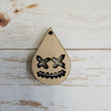 Load image into Gallery viewer, Halloween Jack-o'-lantern Faces Cutout Teardrops