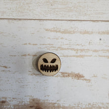 Load image into Gallery viewer, Halloween Jack-o'-lantern Faces Engraved Studs