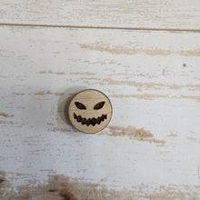 Load image into Gallery viewer, Halloween Jack-o'-lantern Faces Engraved Studs