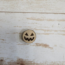 Load image into Gallery viewer, Halloween Jack-o'-lantern Faces Engraved Studs