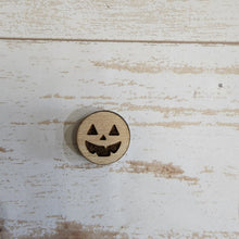Load image into Gallery viewer, Halloween Jack-o'-lantern Faces Engraved Studs
