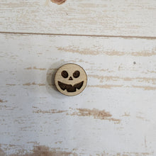 Load image into Gallery viewer, Halloween Jack-o'-lantern Faces Engraved Studs