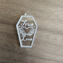 Load image into Gallery viewer, Acrylic Halloween Coffin Earrings