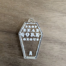 Load image into Gallery viewer, Acrylic Halloween Coffin Earrings