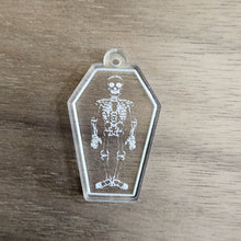 Load image into Gallery viewer, Acrylic Halloween Coffin Earrings