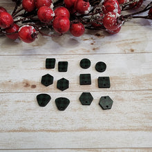 Load image into Gallery viewer, Mini Green & Black Buffalo Pattern Print Connectors