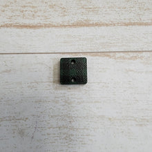 Load image into Gallery viewer, Mini Green & Black Buffalo Pattern Print Connectors
