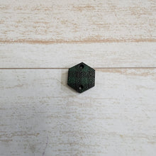 Load image into Gallery viewer, Mini Green & Black Buffalo Pattern Print Connectors