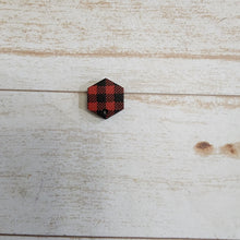 Load image into Gallery viewer, Mini Red & Black Buffalo Pattern Print Connectors