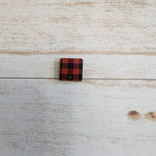 Load image into Gallery viewer, Mini Red & Black Buffalo Pattern Print Connectors