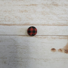 Load image into Gallery viewer, Mini Red & Black Buffalo Pattern Print Connectors