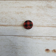 Load image into Gallery viewer, Mini Red & Black Buffalo Pattern Print Connectors