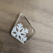 Load image into Gallery viewer, Acrylic Christmas Snowflake Drops