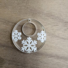Load image into Gallery viewer, Acrylic Christmas Snowflake Drops
