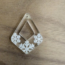 Load image into Gallery viewer, Acrylic Christmas Snowflake Drops