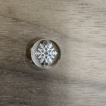 Load image into Gallery viewer, Acrylic Christmas Double Hole Snowflake Connectors