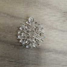 Load image into Gallery viewer, Clear Acrylic Christmas Snowflakes
