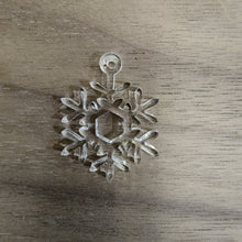 Load image into Gallery viewer, Clear Acrylic Christmas Snowflakes