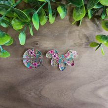 Load image into Gallery viewer, Micro Floral Acrylic Connectors