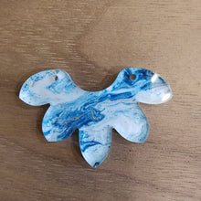 Load image into Gallery viewer, Gold Marble Swirl Acrylic Connectors