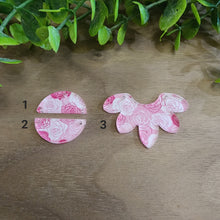 Load image into Gallery viewer, Pink Roses Acrylic Connectors