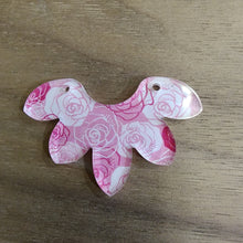 Load image into Gallery viewer, Pink Roses Acrylic Connectors