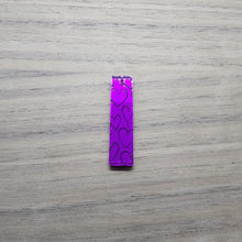Load image into Gallery viewer, Purple Mirror Acrylic Valentine's Day Heart Bars and Teardrops