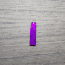 Load image into Gallery viewer, Purple Mirror Acrylic Valentine's Day Heart Bars and Teardrops
