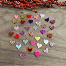 Load image into Gallery viewer, Acrylic Valentine's Day Heart Studs
