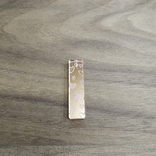 Load image into Gallery viewer, Rose Gold Mirror Acrylic Valentine's Day Heart Bars and Teardrops